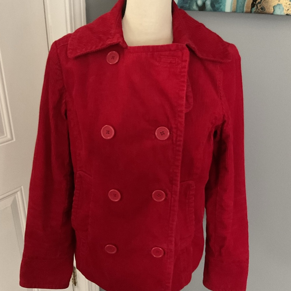 Gap Corduroy Jacket Button Down Adjustable Collar… - image 3
